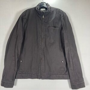 BRIDGE & BURN  MENS GRAY  JACKET COAT FULL ZIP  XL